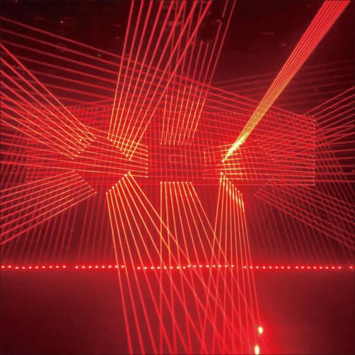 八头旋转激光+LED光束辅光